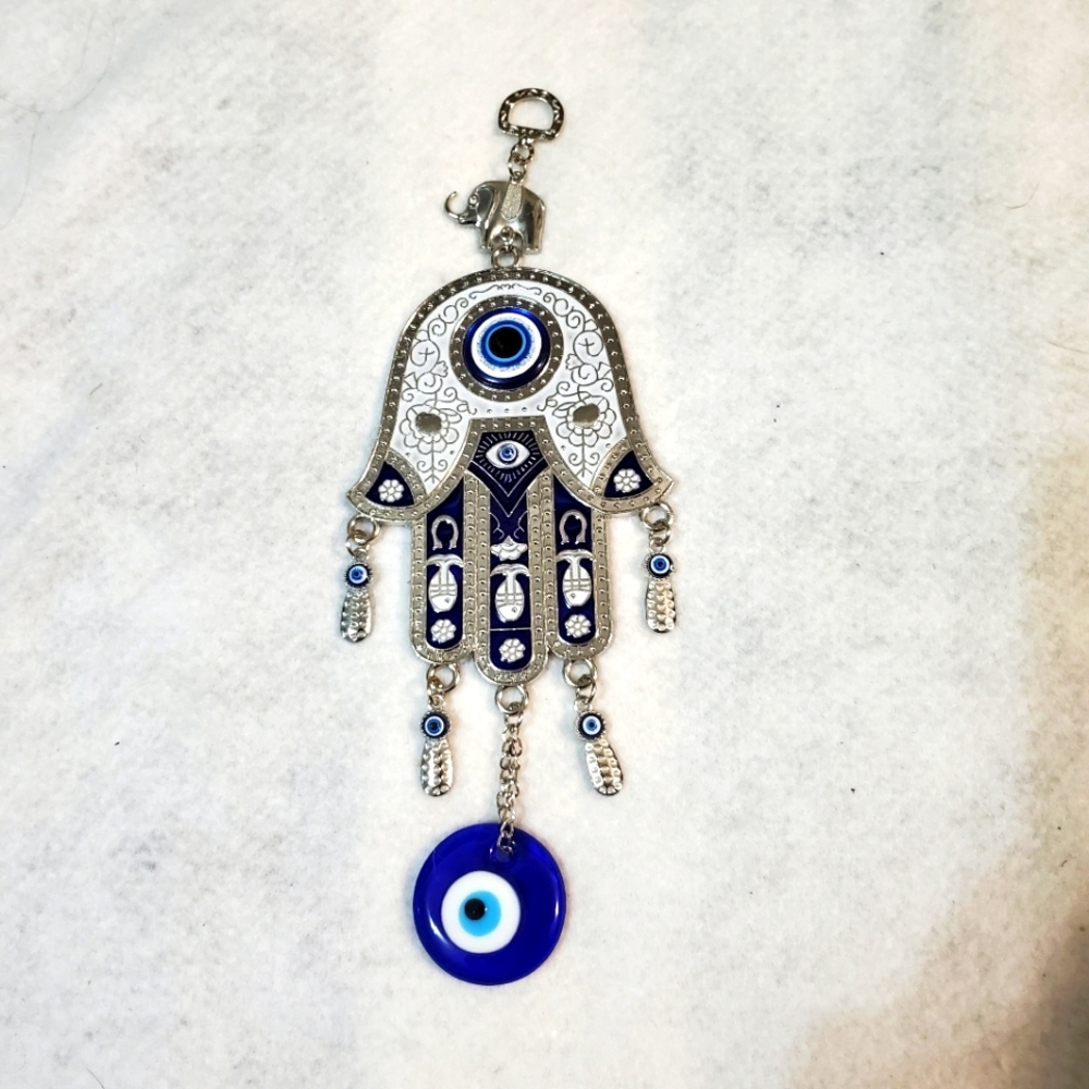 Hamsa evil eye wall decor